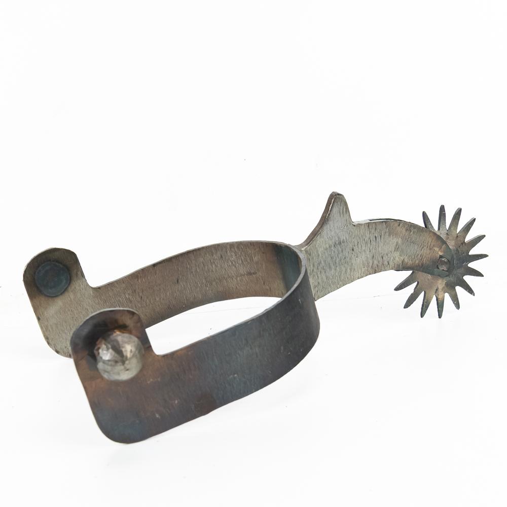 Large Decorative Hand-Forged Cowboy Spur, Misc