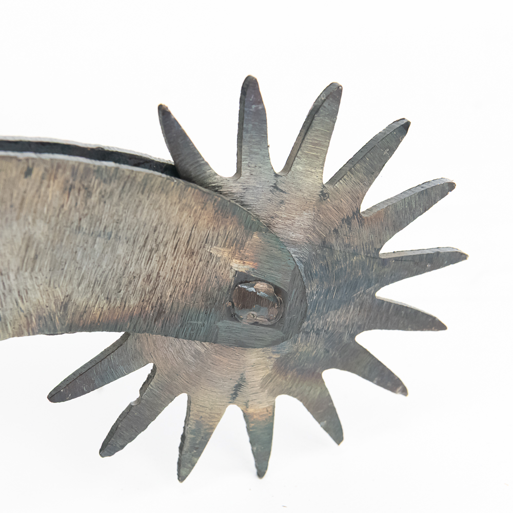 Large Decorative Hand-Forged Cowboy Spur, Misc