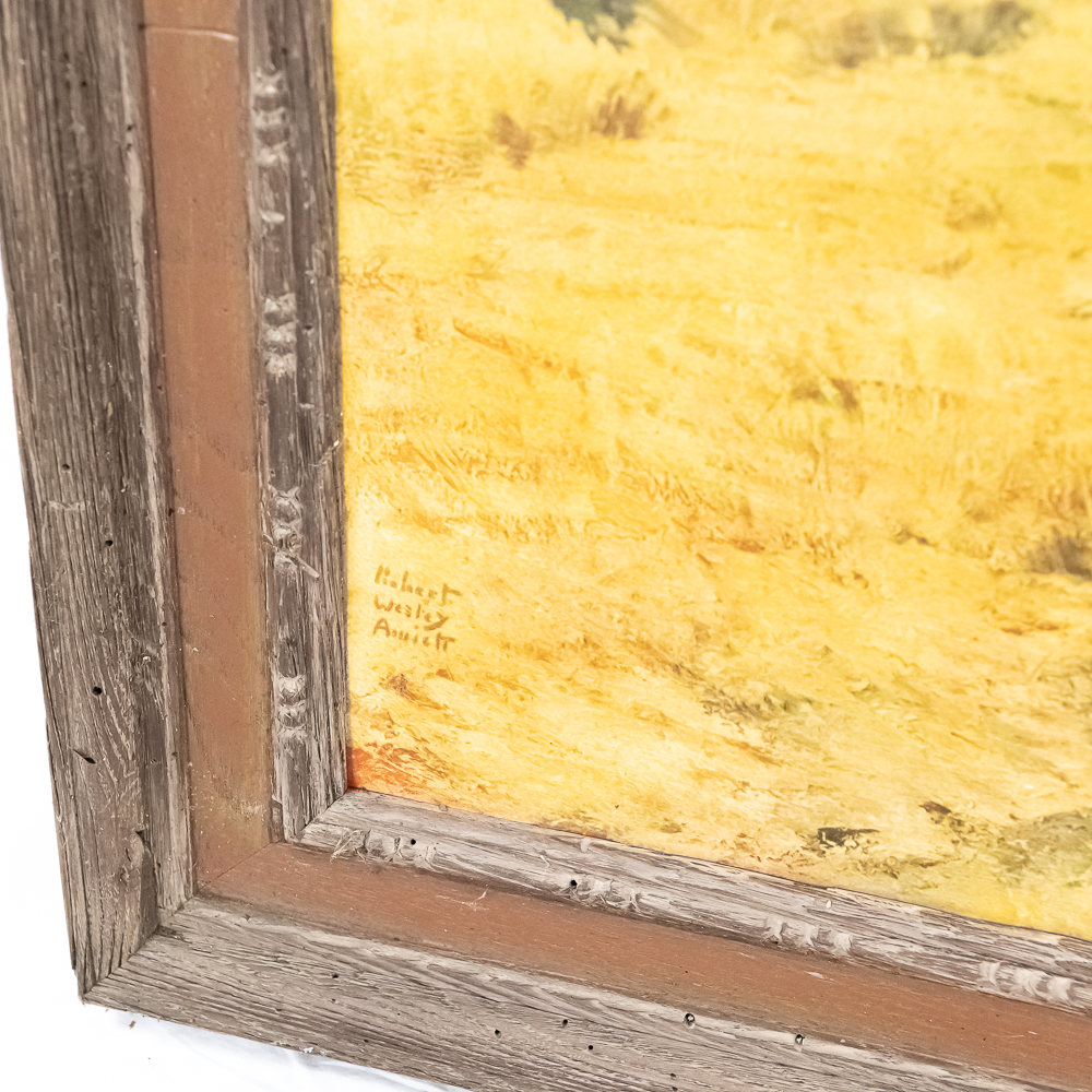 Vintage Wesley Amick Framed Western Print