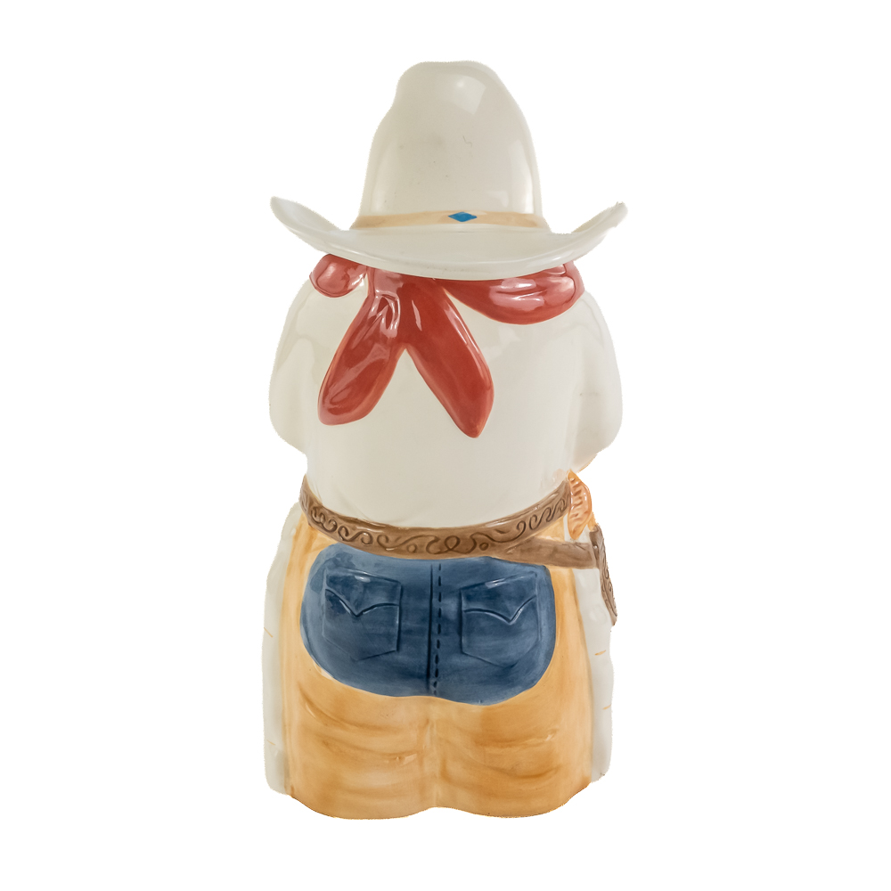 Storyteller Arts Ceramic Cowboy Cookie Jar
