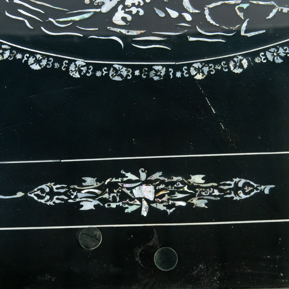 Mid 20th Cent Asian Lacquered Table