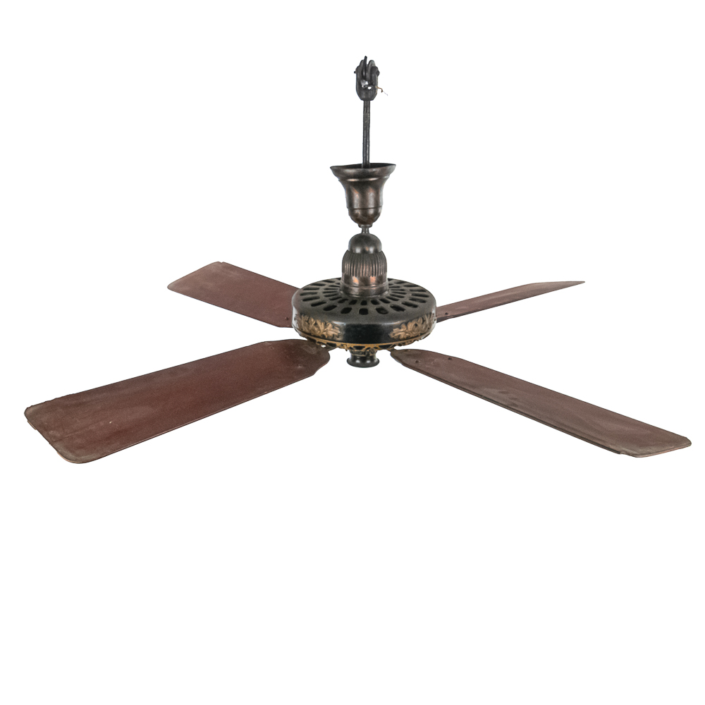 Antique GE Cast Iron Ornamental Fan
