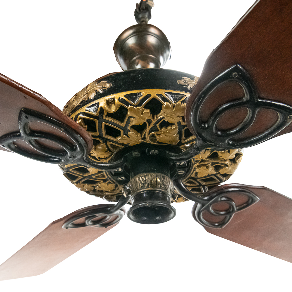 Antique GE Cast Iron Ornamental Fan