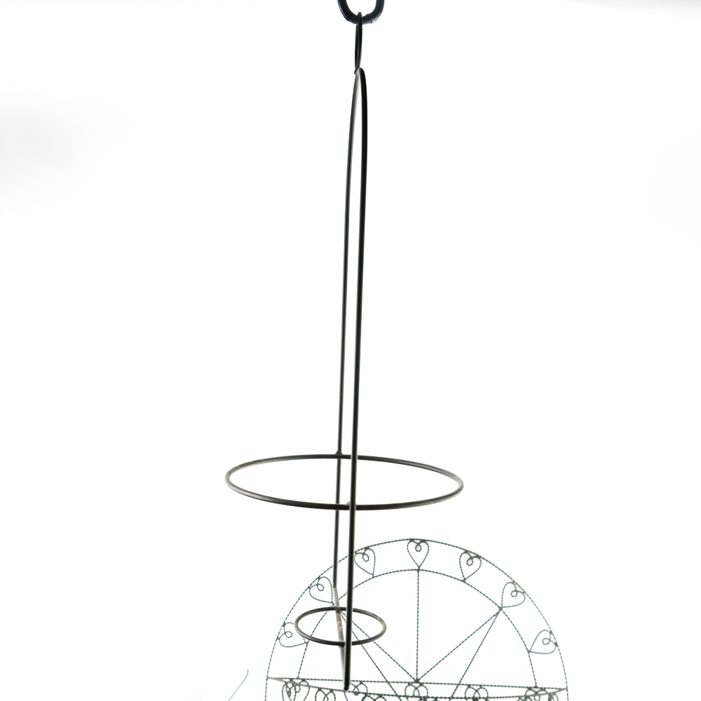 (3) Decorative Metal/Wrought Iron Plant Holders