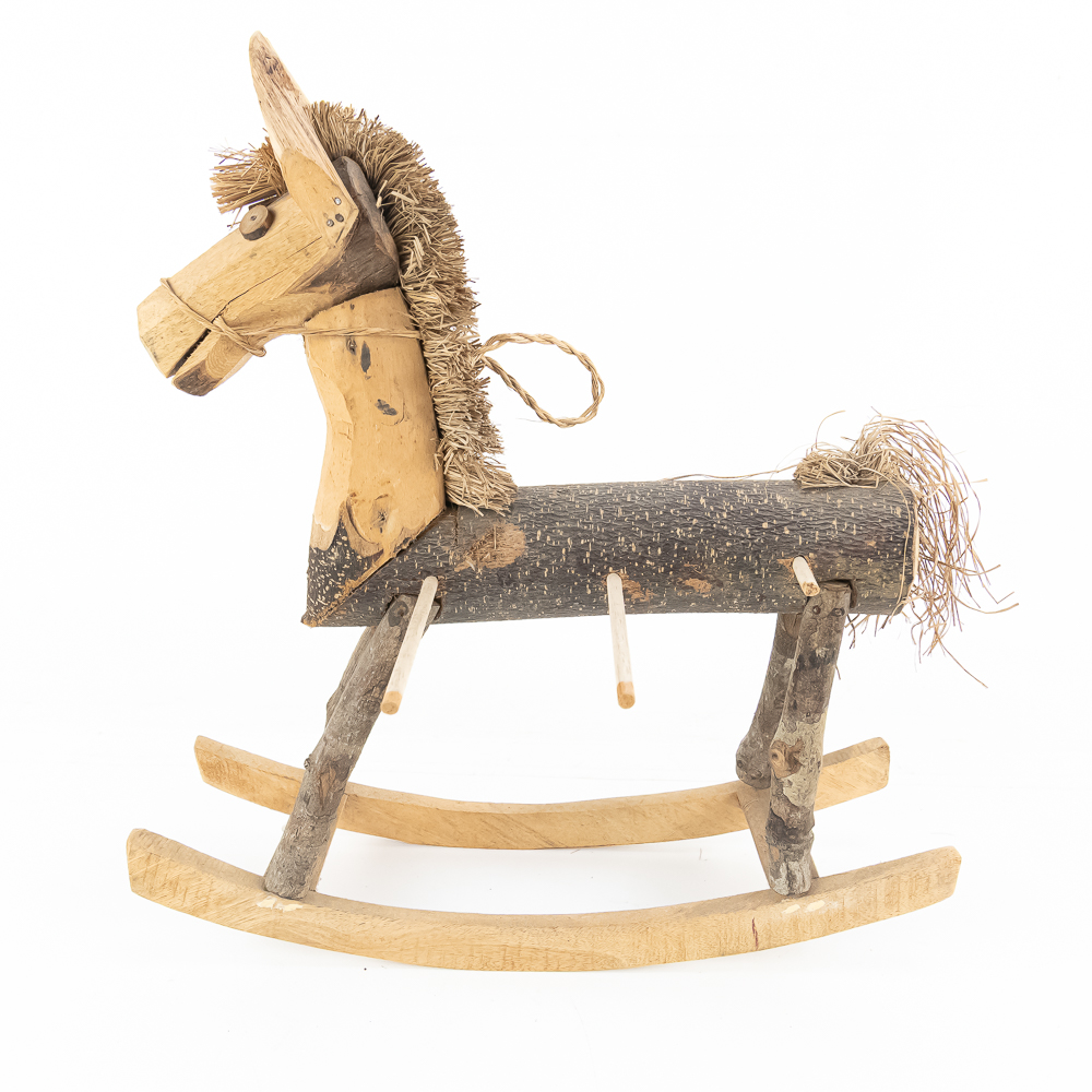 (3) Folk Art, Wooden Figurine, Easel
