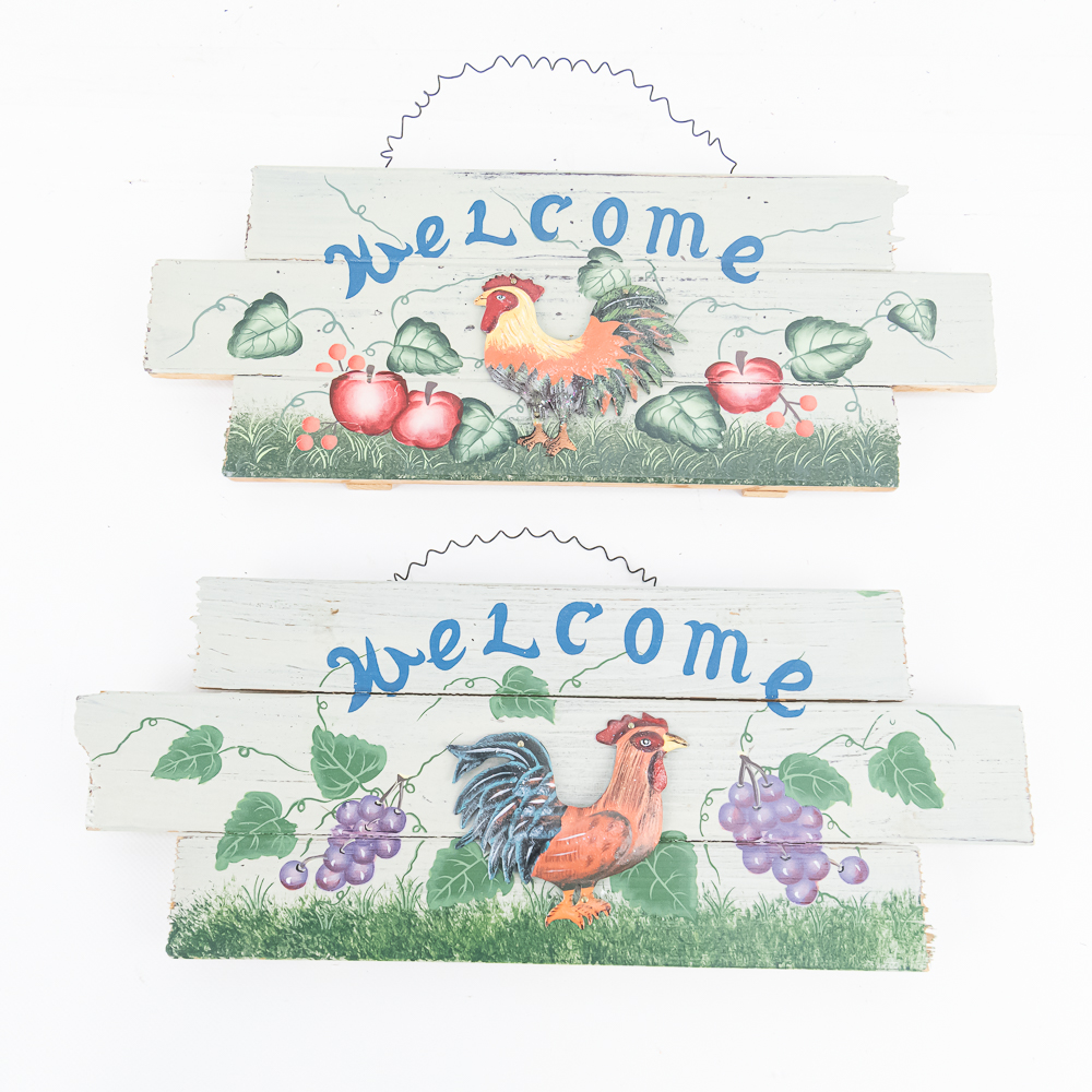 Decorative Welcome Signs & Gift Boxes