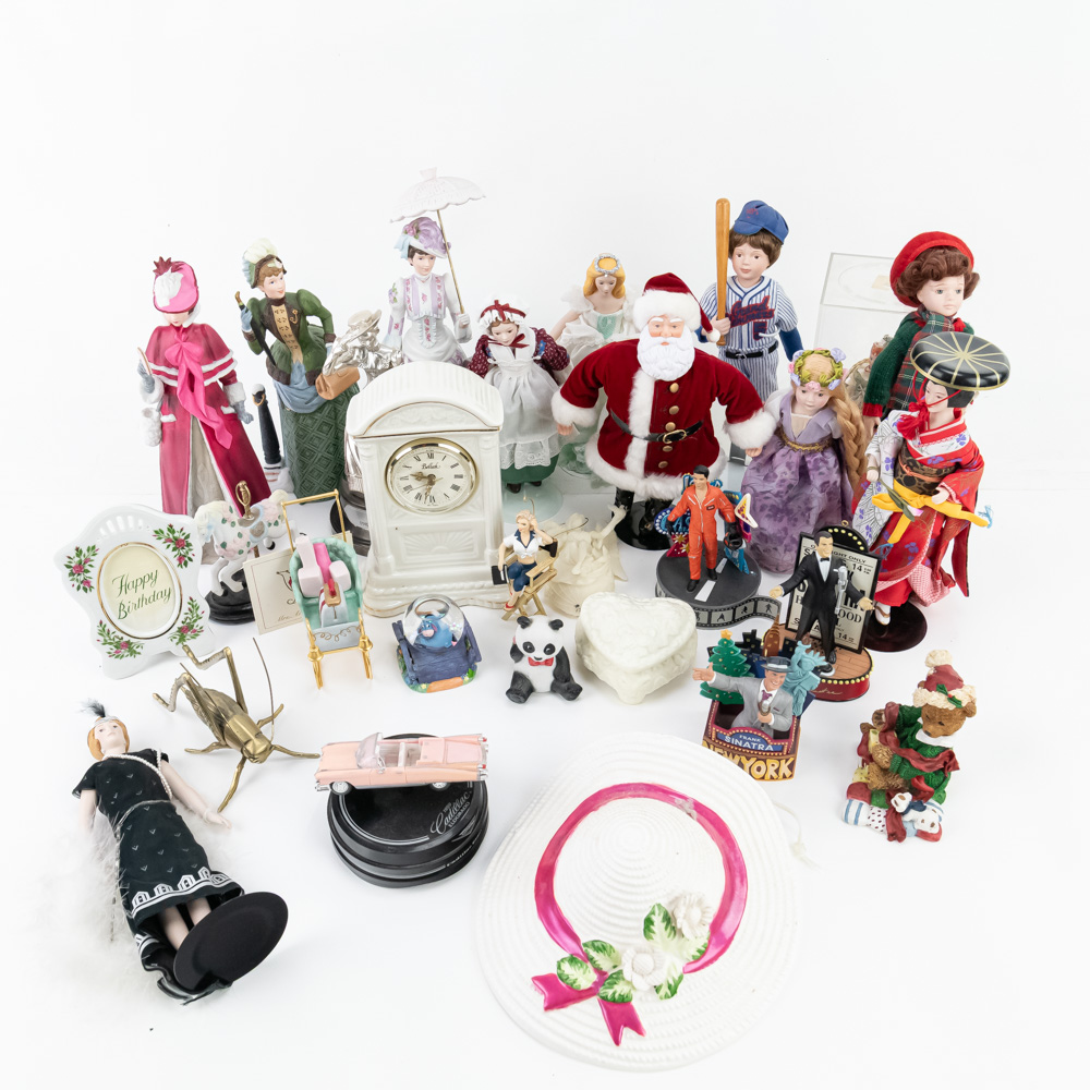 (30) Assorted Dolls Ornaments & Figurines