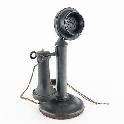 Western Electric Candlestick Telephone. Step back into early 20th-century telecommunications 