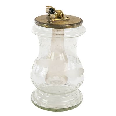 Antique D&ouml;bereiner Platinum Lighter. This 19th-century German Biedermeier-era D&ouml;bereiner 