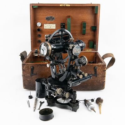 Cooke Troughton & Simms Theodolite w/ Case. A remarkable example of British precision 