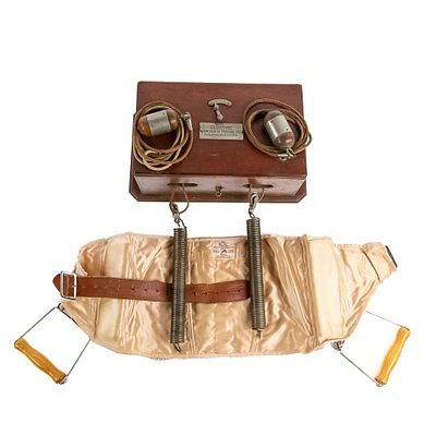 Vintage Rallie & Boston Exercise Machine Lot. This captivating pair of historical fitness items 
