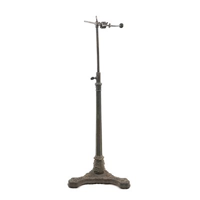 Original Photographers Cast Iron Head Stand. Original cast iron head stand used in early 