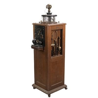 Victor Electric Co. Electrotherapy Cabinet. This impressive early 20th-century 