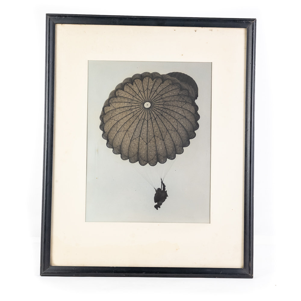 4 Framed US Airborne Paratrooper Prints