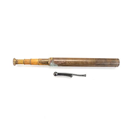 Early 1900s Bosun's Whistle and Spyglass. Early 1900s Bosun/Boatswains Whistle and spy glass. 