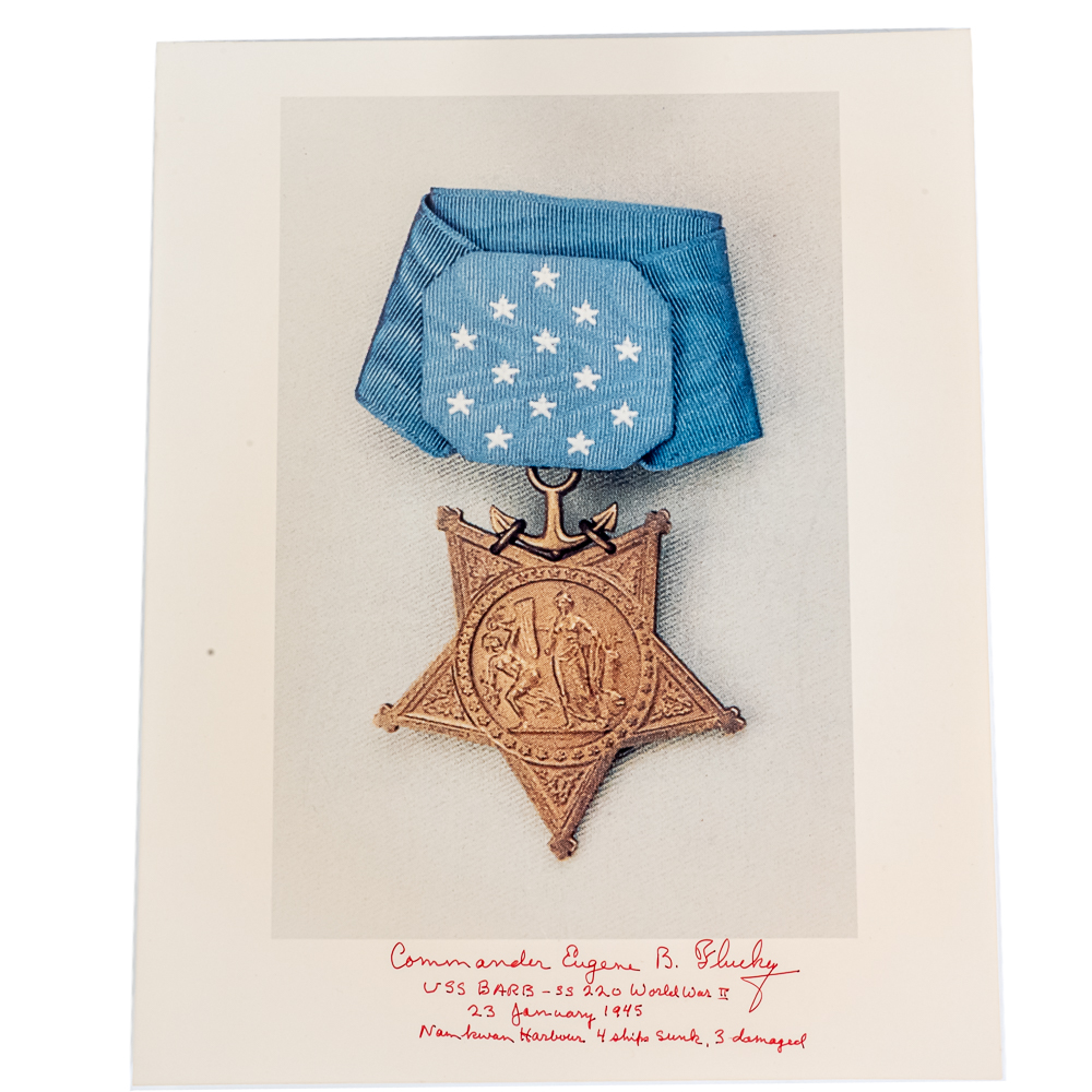 USS Barb Cmdr Eugene Fluckey MOH Documents