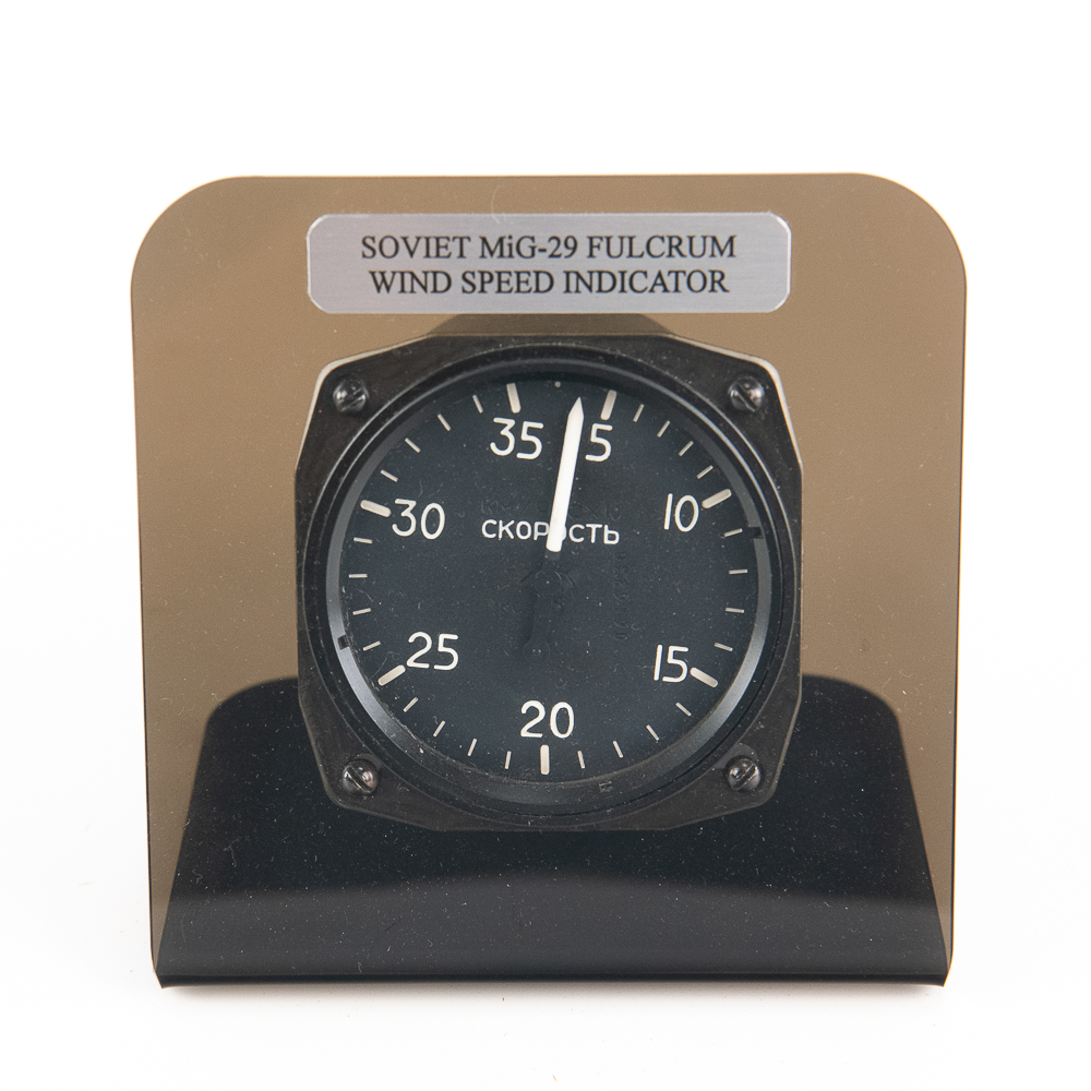 Soviet MiG-29 Cockpit Airspeed Indicator