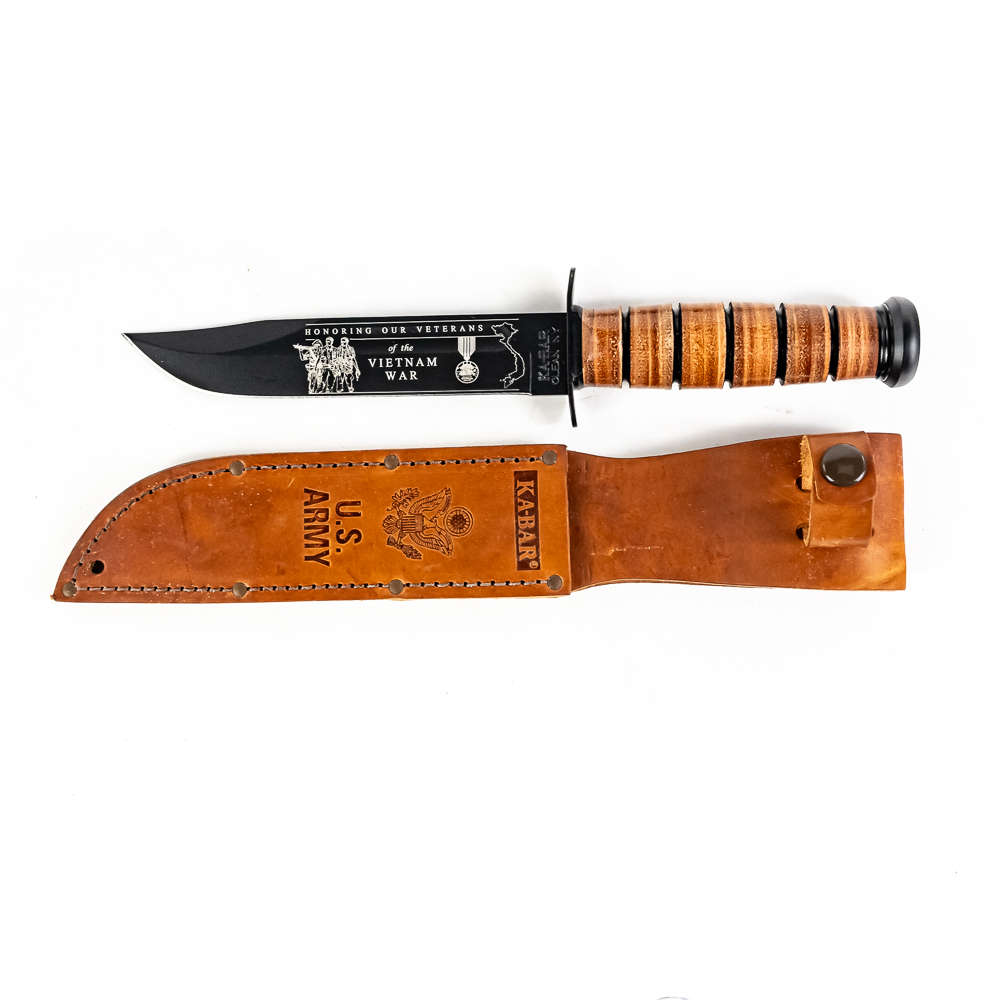 KA-BAR Vietnam Knife & Steel Push Dagger