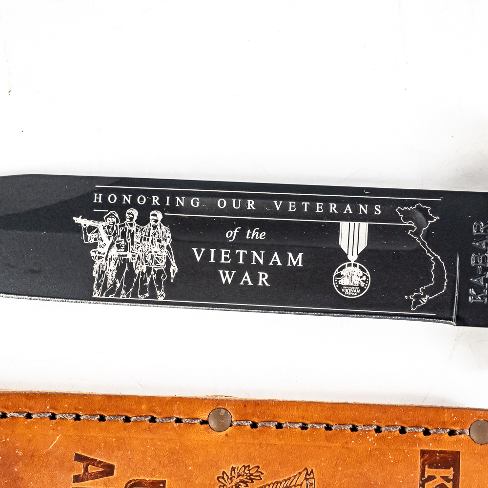 KA-BAR Vietnam Knife & Steel Push Dagger