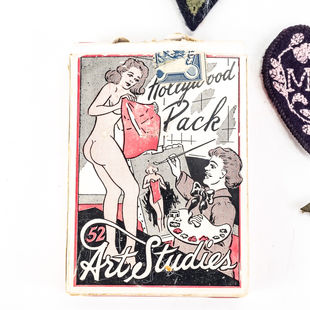 CW, 20th C Patches, Card Deck & More