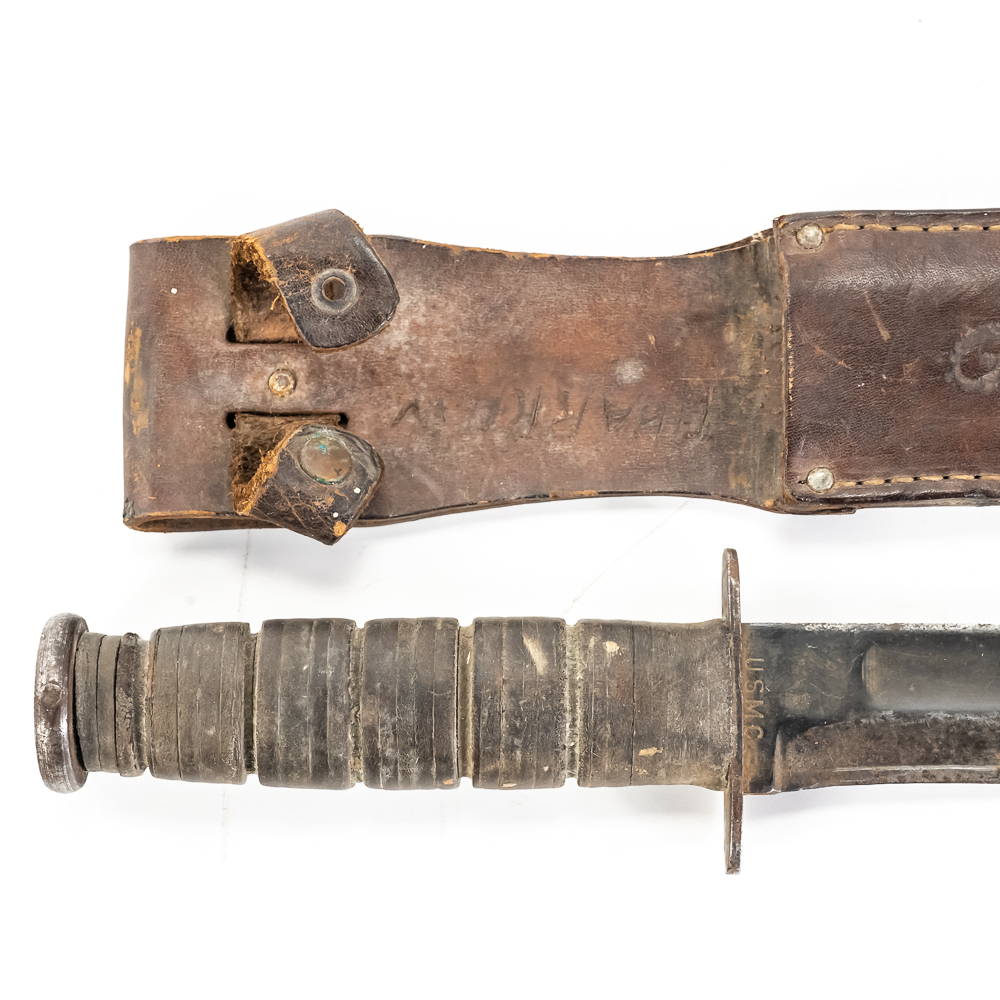 WWII USMC Named Guadalcanal Ka-Bar