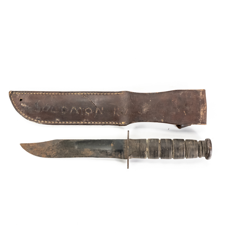 WWII USMC Named Guadalcanal Ka-Bar