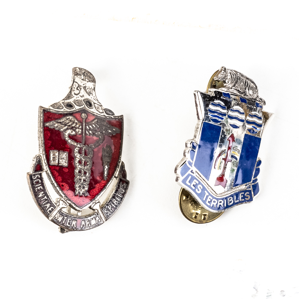 Unit (DUI) Crossed Insignia Pilots Wings Matchbox