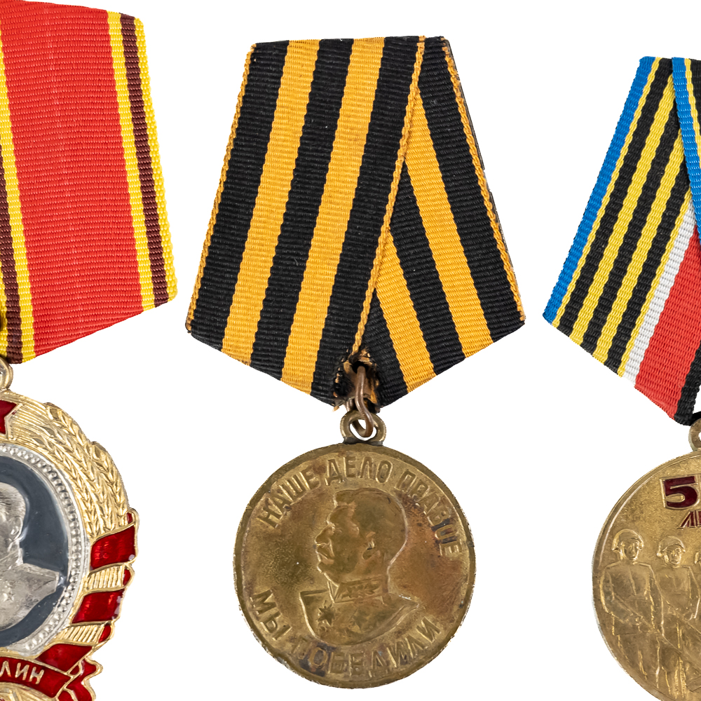 Soviet Medals Stalin, Jubilee & More (8)