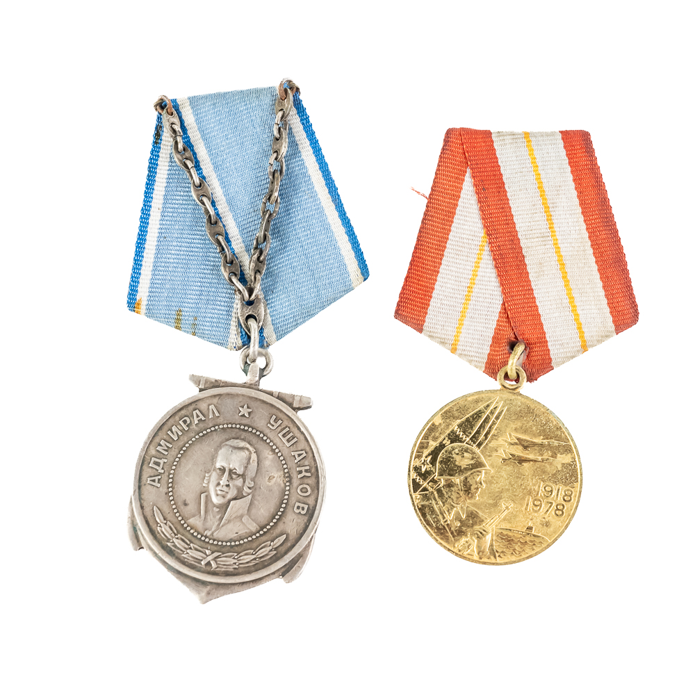 Soviet Medals-60 Yr. Jubilee, Ushakov