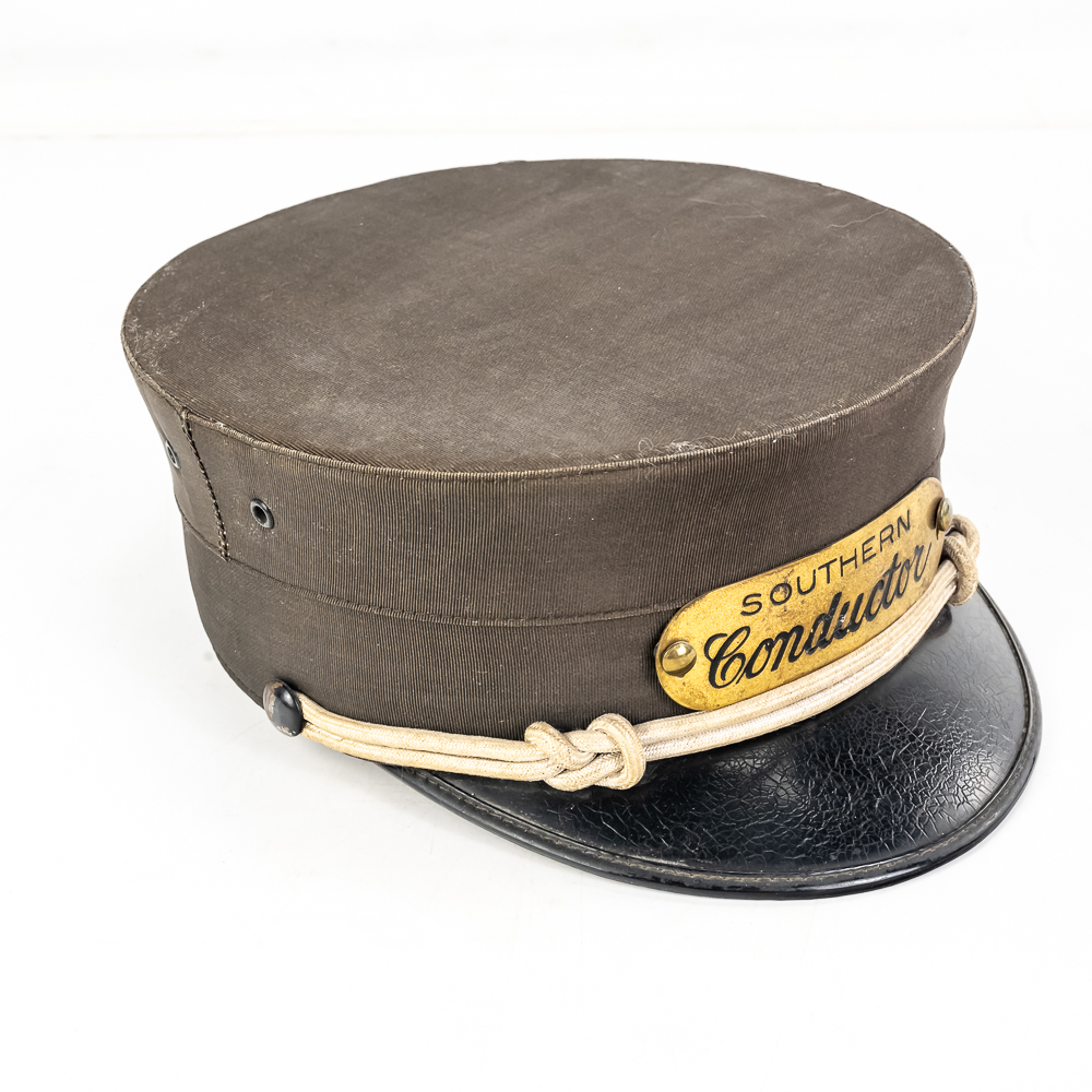 Southern Railroad Conductor Hat & Railroad Belt
