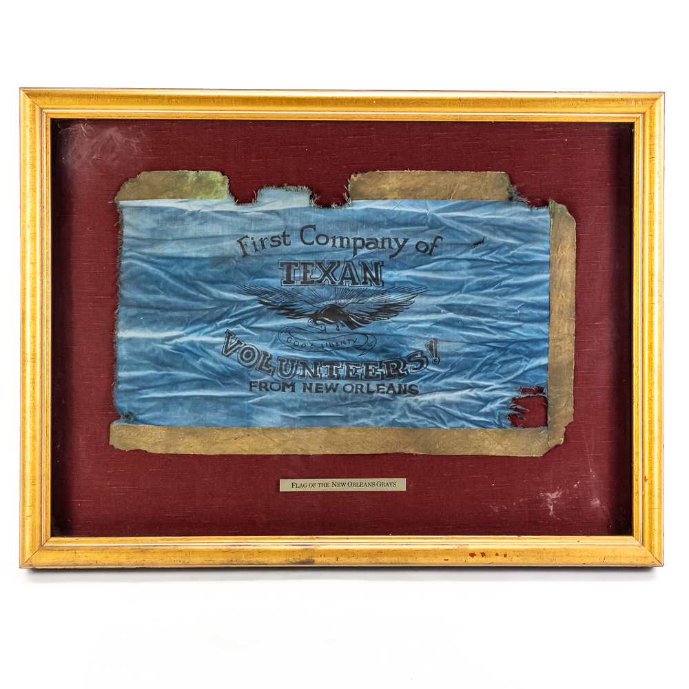 Framed First Co of Texan Volunteers