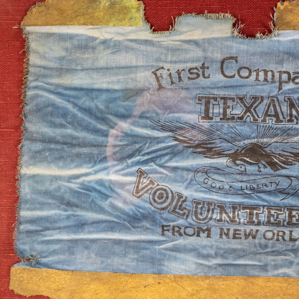 Framed First Co of Texan Volunteers