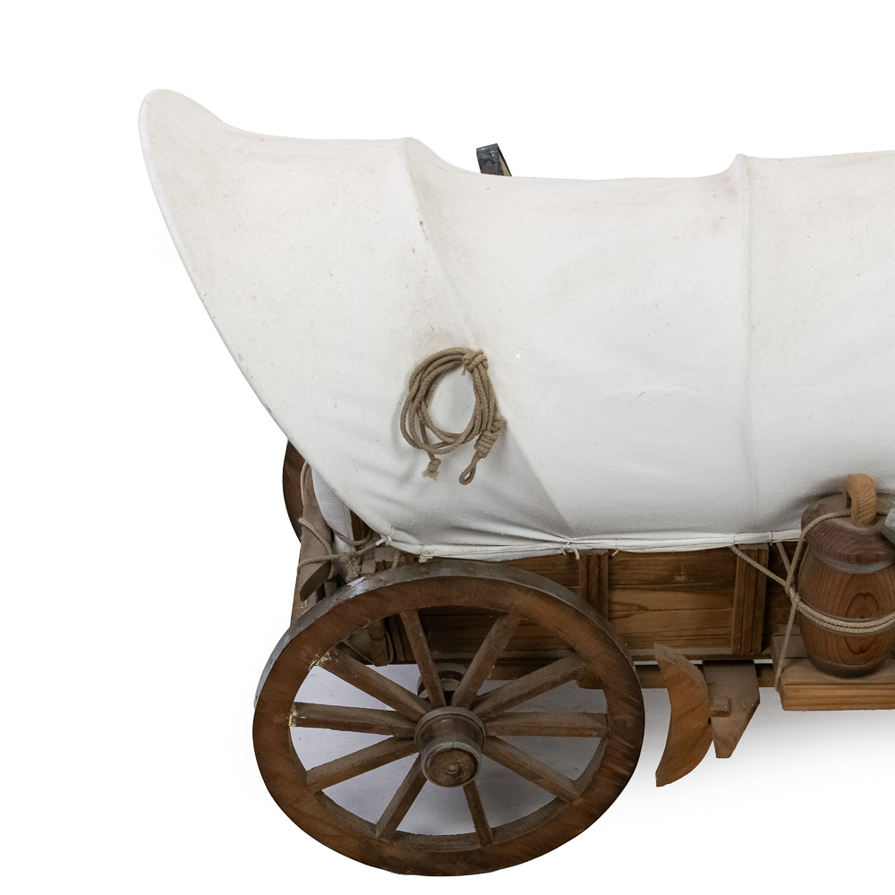 Miniature Covered Conestoga Wagon