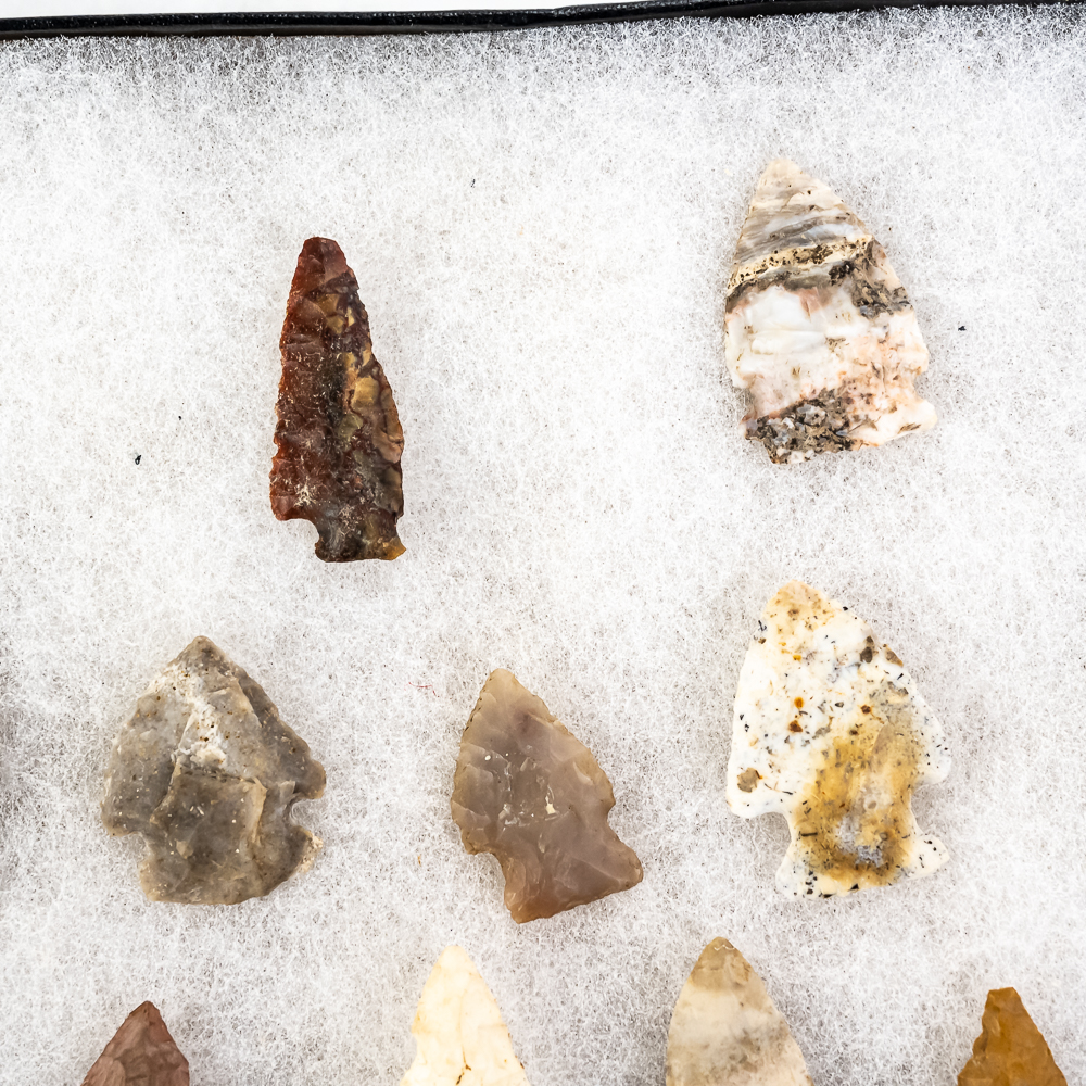 16pc Native American Projectile Points