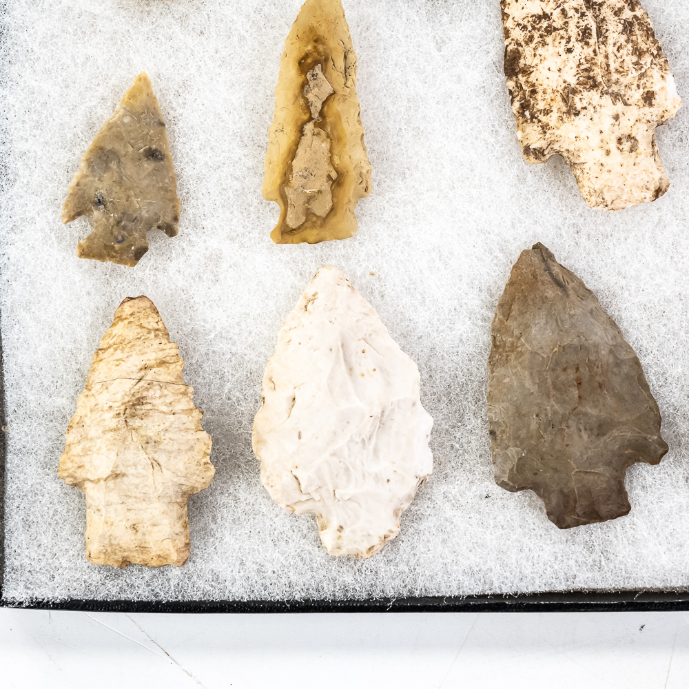 16pc Native American Projectile Points