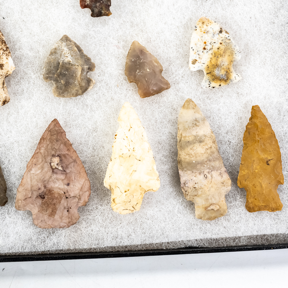 16pc Native American Projectile Points