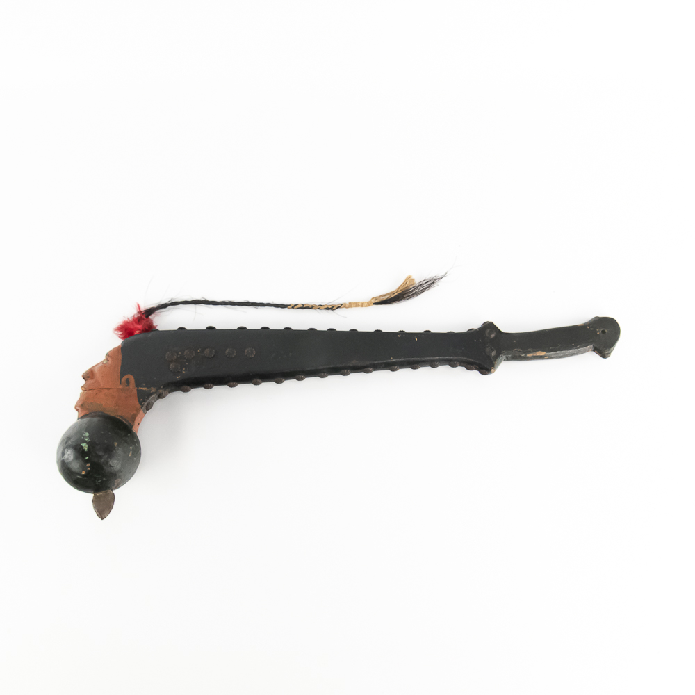 Mid-Century Folk Art Ball Head Club