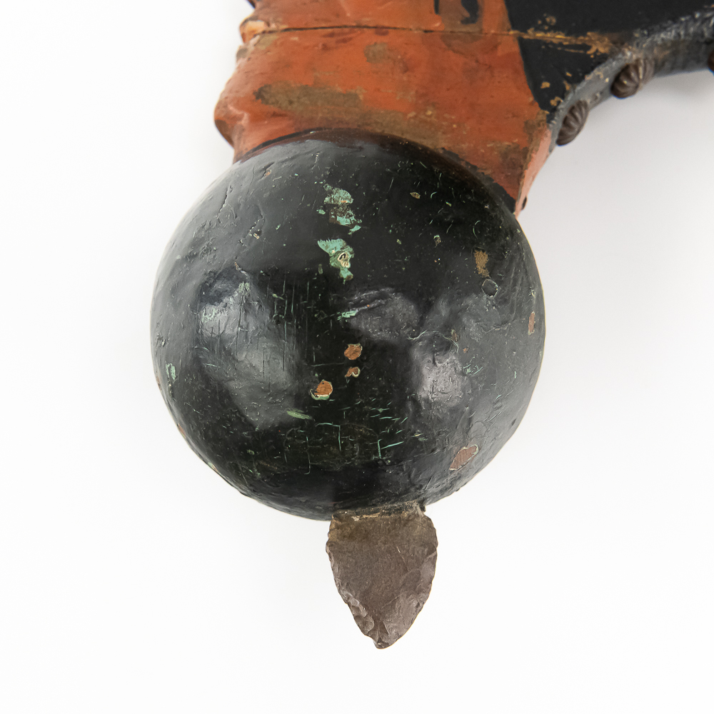 Mid-Century Folk Art Ball Head Club