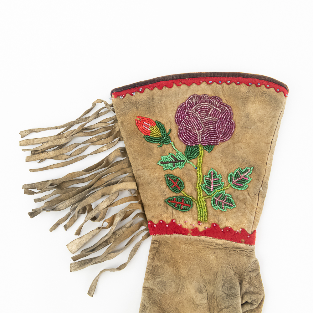 Pair of Beaded Native American Gauntlets