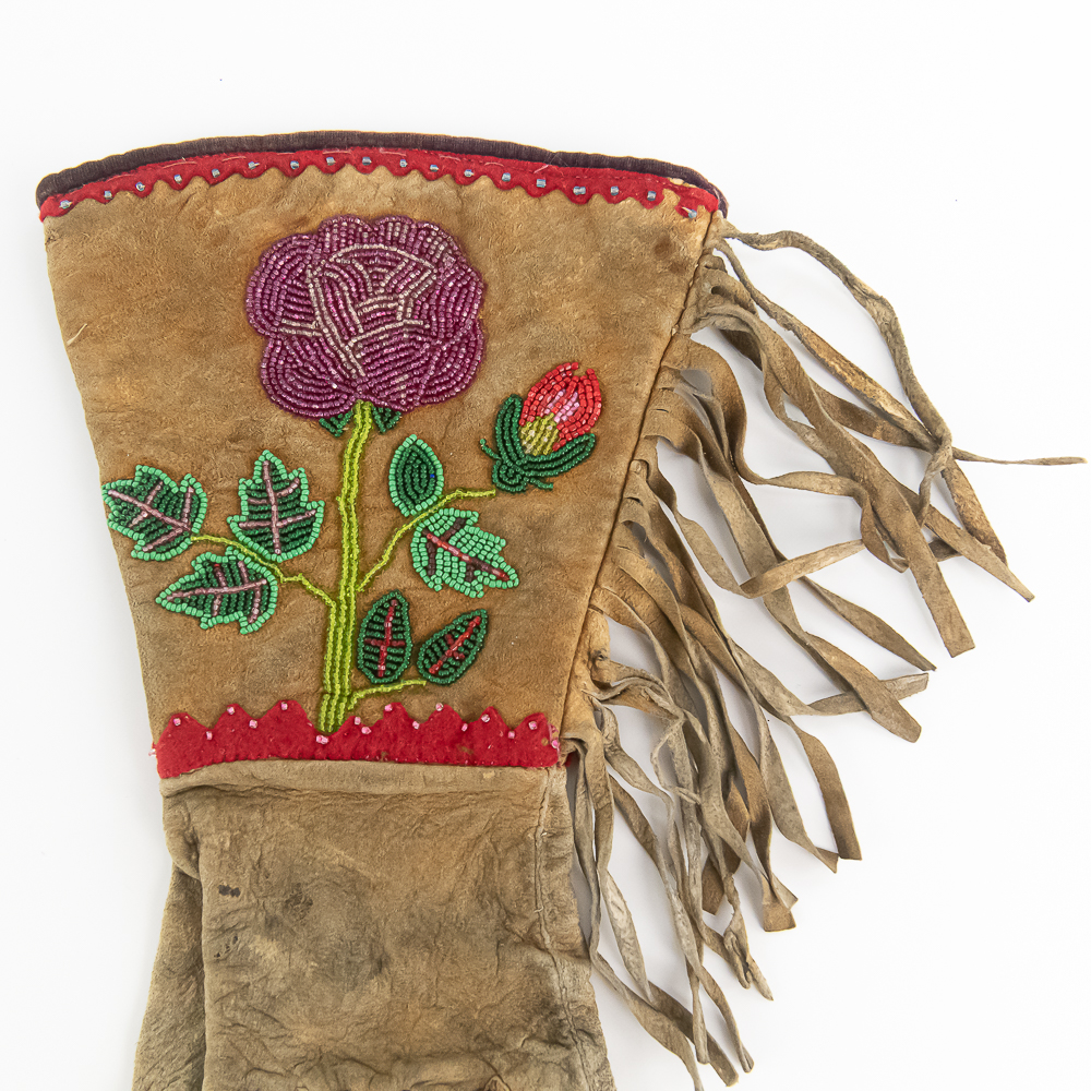 Pair of Beaded Native American Gauntlets