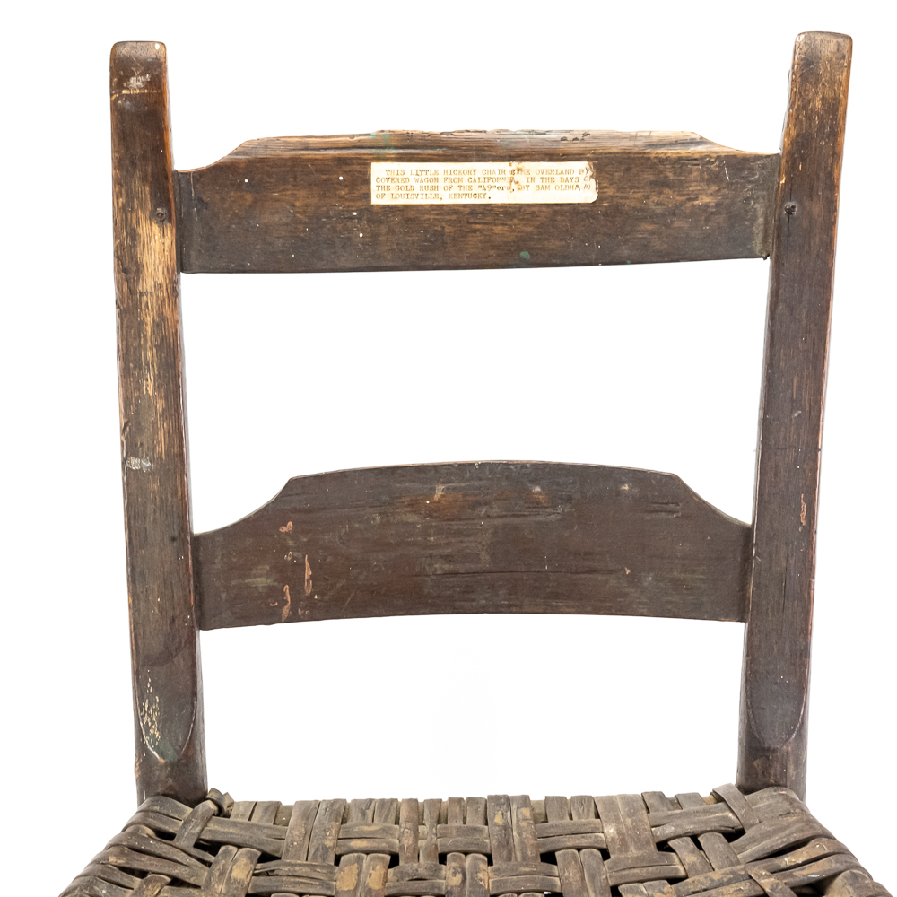 Sam Oldham Gold Rush Hickory Chair