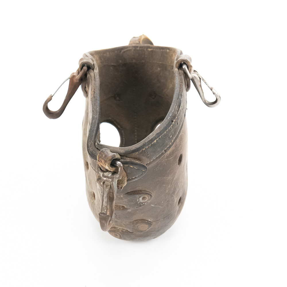 Antique Pack Mule Leather Muzzle