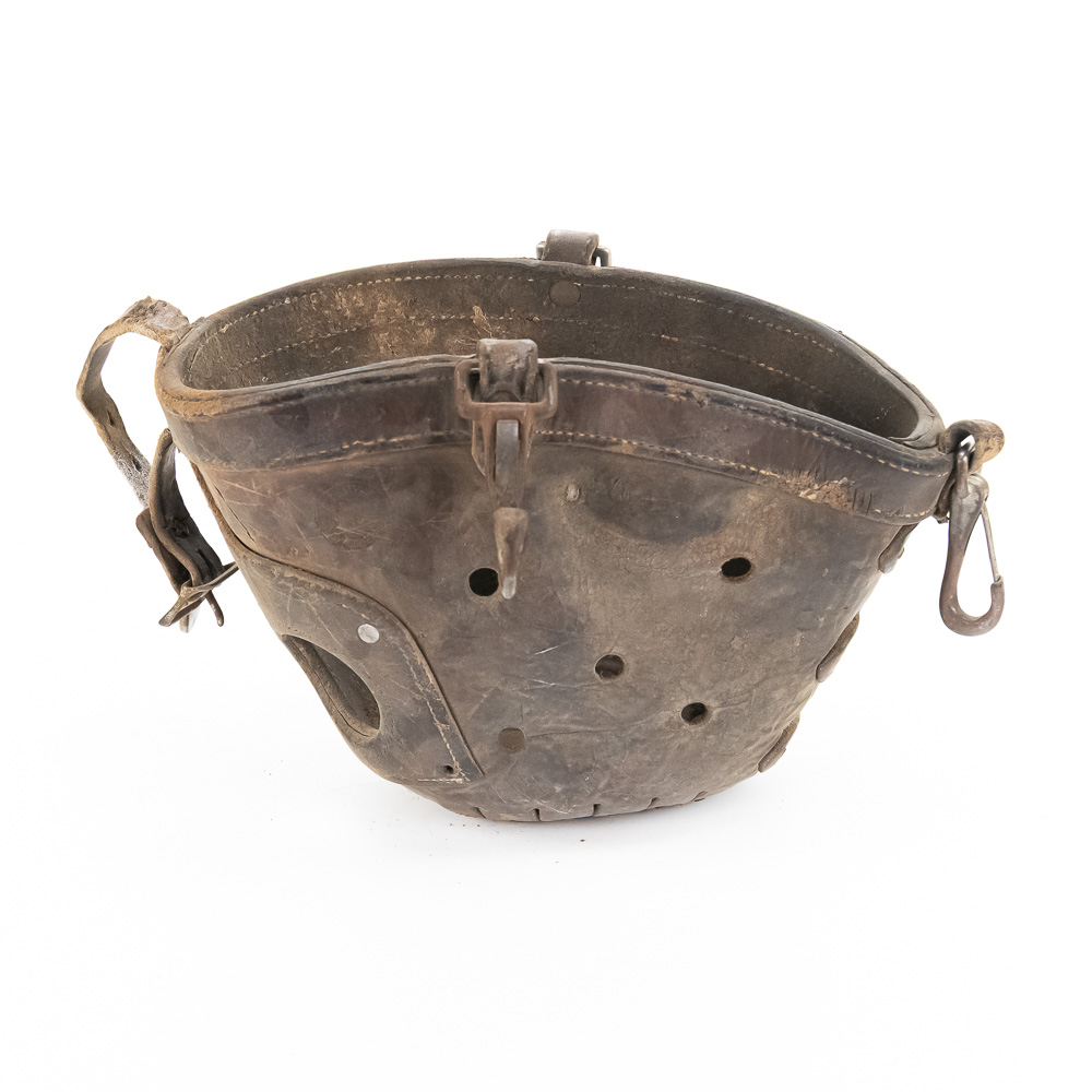 Antique Pack Mule Leather Muzzle