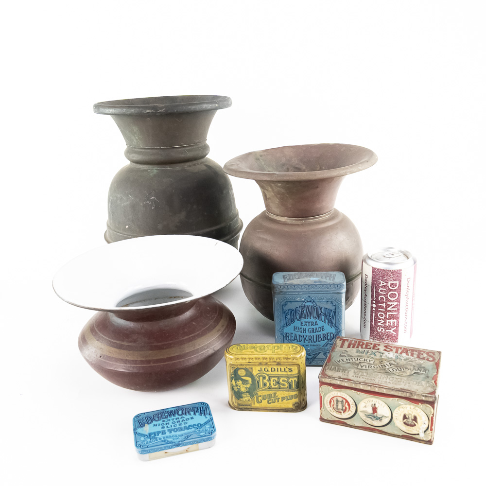 Tobacco Tins and Spittoons Collection