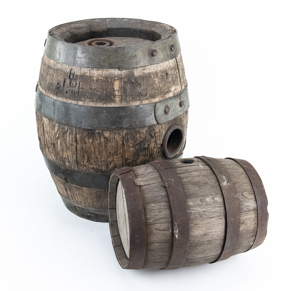 Antique Beer Barrel Set