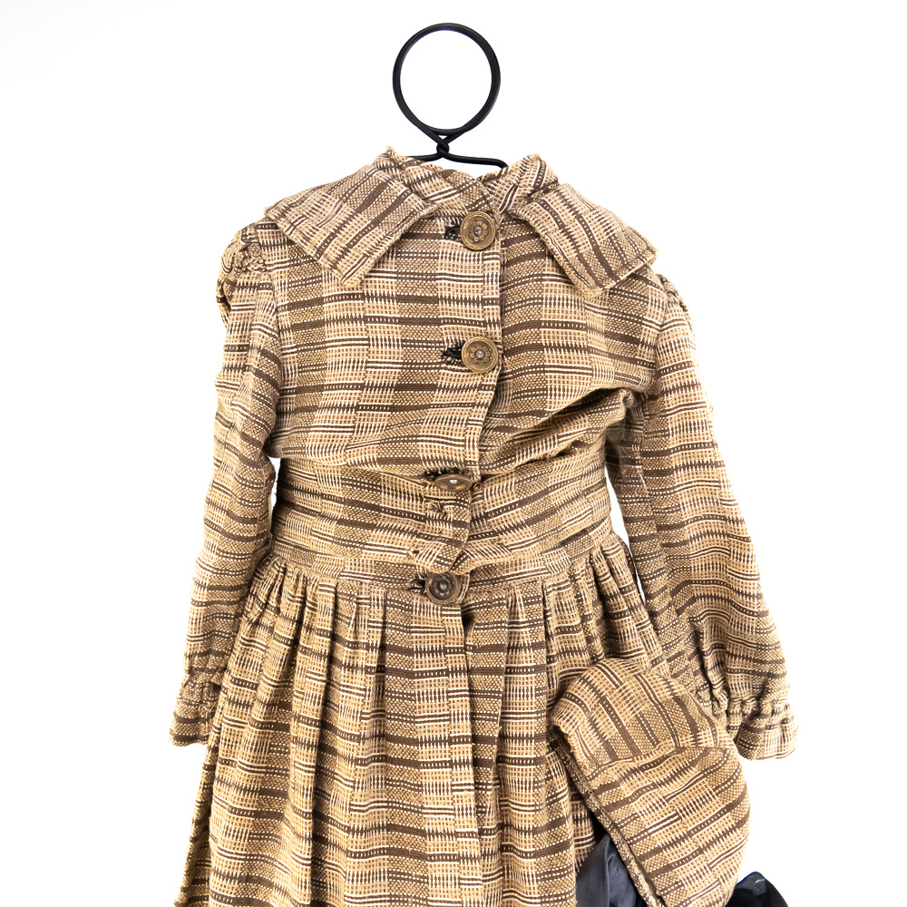 Antique 1886 Doll Dress & Boots