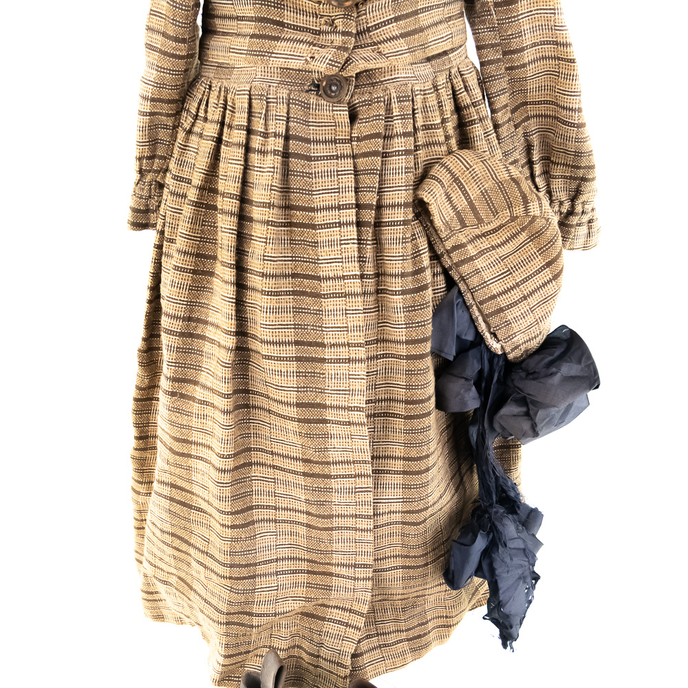 Antique 1886 Doll Dress & Boots