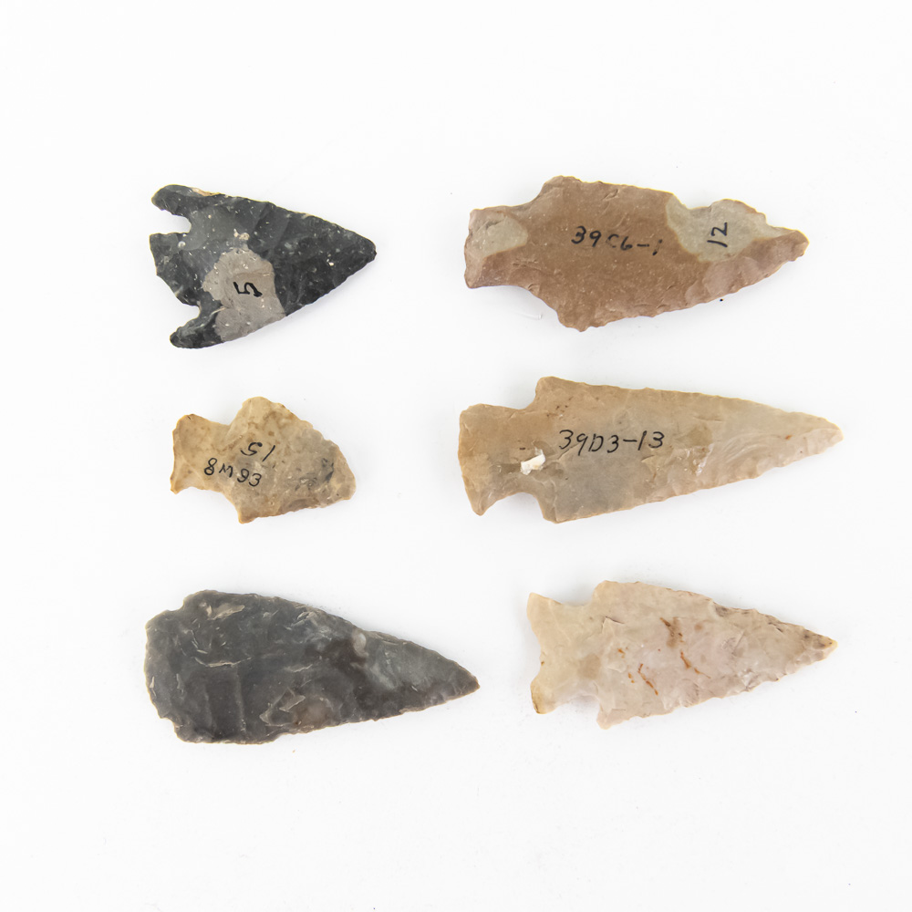 Archaic & Woodland Projectile Points (6)