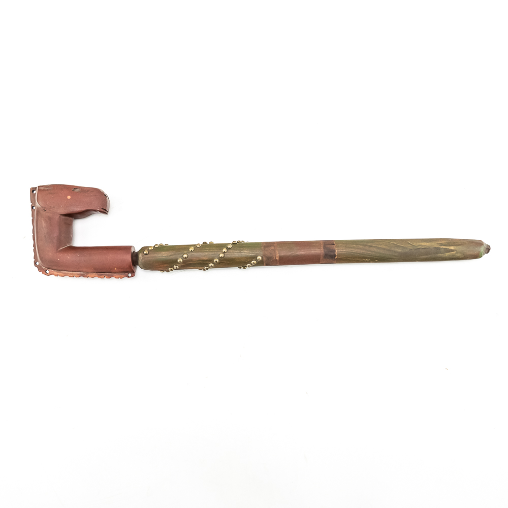Northern Plains Pipe w/Horse Head Effigy Catlinite