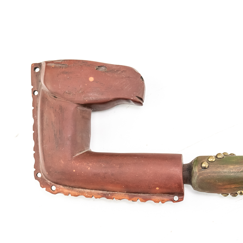 Northern Plains Pipe w/Horse Head Effigy Catlinite
